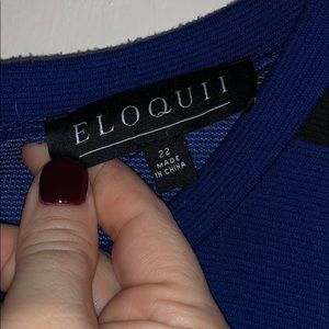 Gorgeous GUC striped Eloquii dress size 22